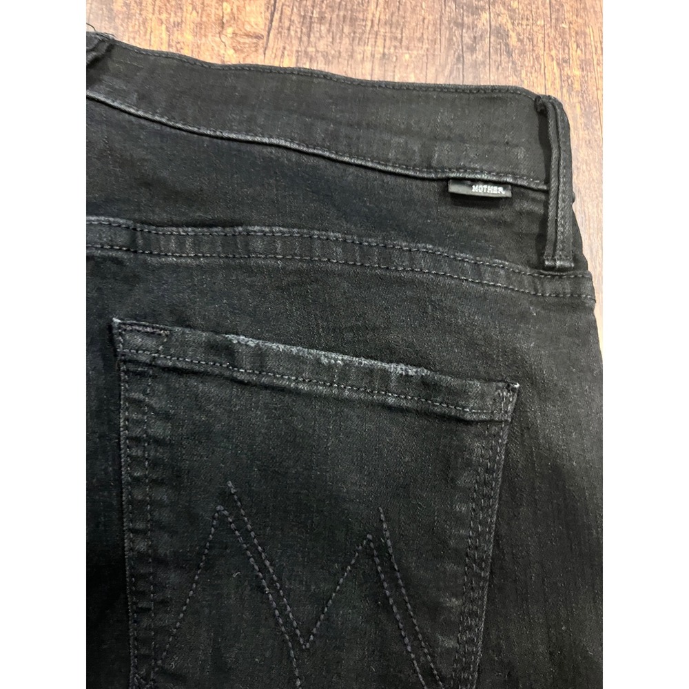 Mother The Weekender Flare Jeans Not Guilty Black Size 29 - Picture 5 of 9